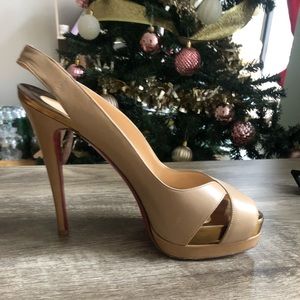 ❌❌SOLD❌❌. AUTHENTIC louboutins, worn once, no box